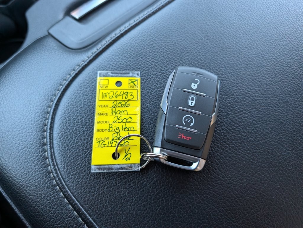 2026 RAM 2500 Big Horn Crew Cab 4x4 6'4' Box