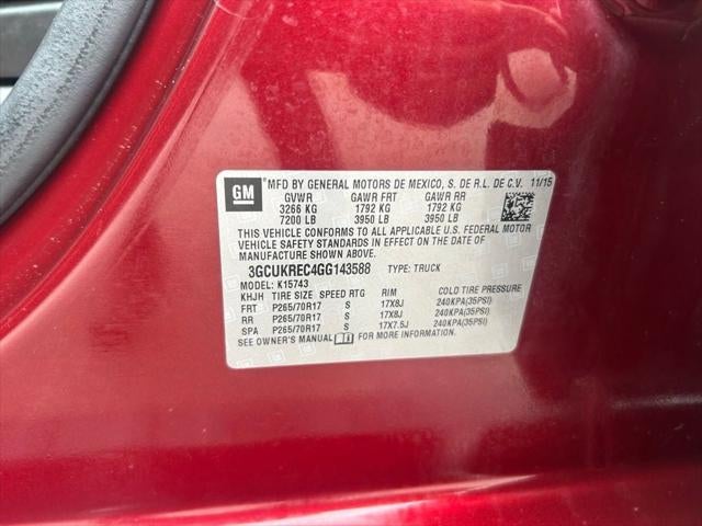 2016 Chevrolet Silverado 1500 LT LT1
