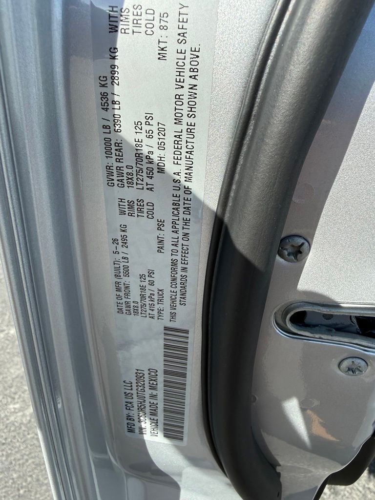 2026 RAM Ram 2500 Tradesman