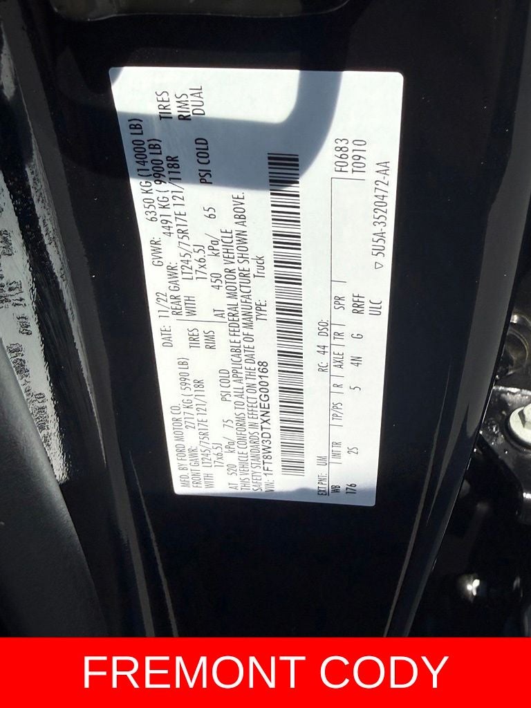 2022 Ford F-350SD XLT DRW