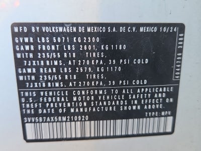 2024 Volkswagen Tiguan 2.0T Wolfsburg Edition