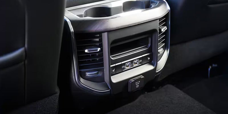 2026 RAM 2500 rear vents and usb ports