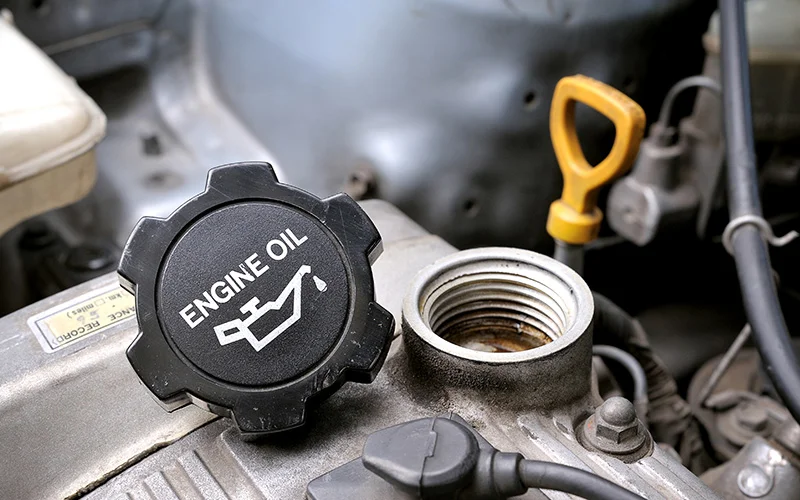 Checking Viscosity and Adding Synthetic Motor Oil